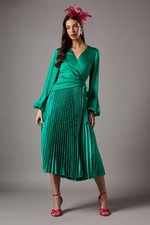 Coast Green Midi Dress Womens Occasion Dresses
