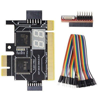 TL631 PRO Universal Laptop PCI Diagnosekarte PC PCI-E  LPC Motherboard Diag7864