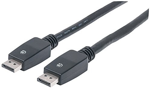 Displayport Cable 4Kx2K/60Hz -10M Male/Male 10.8 Gbps Black NUOVO