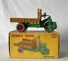 VVGC Vintage DINKY TOYS Toy Car 342 Motocart with Driver Figure 27G in Box