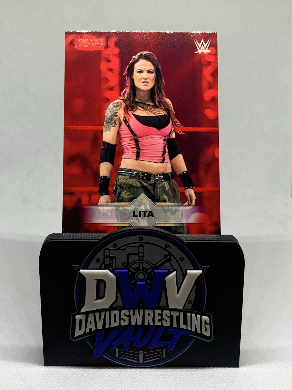 Lita Red Parallel 2026 Topps Stadium Club WWE