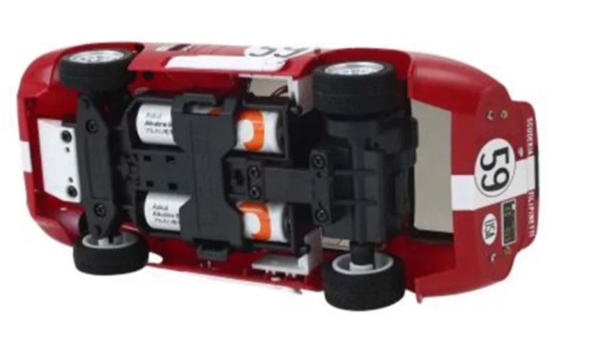 RC Car Kyosho Mini Z First  1:28 scale Chrome AC Cobra with controller & Cones - Image 4 of 4