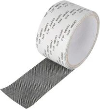 JacobsParts Window Screen Repair Patch Adhesive Fiberglass Mesh Hole Black 
