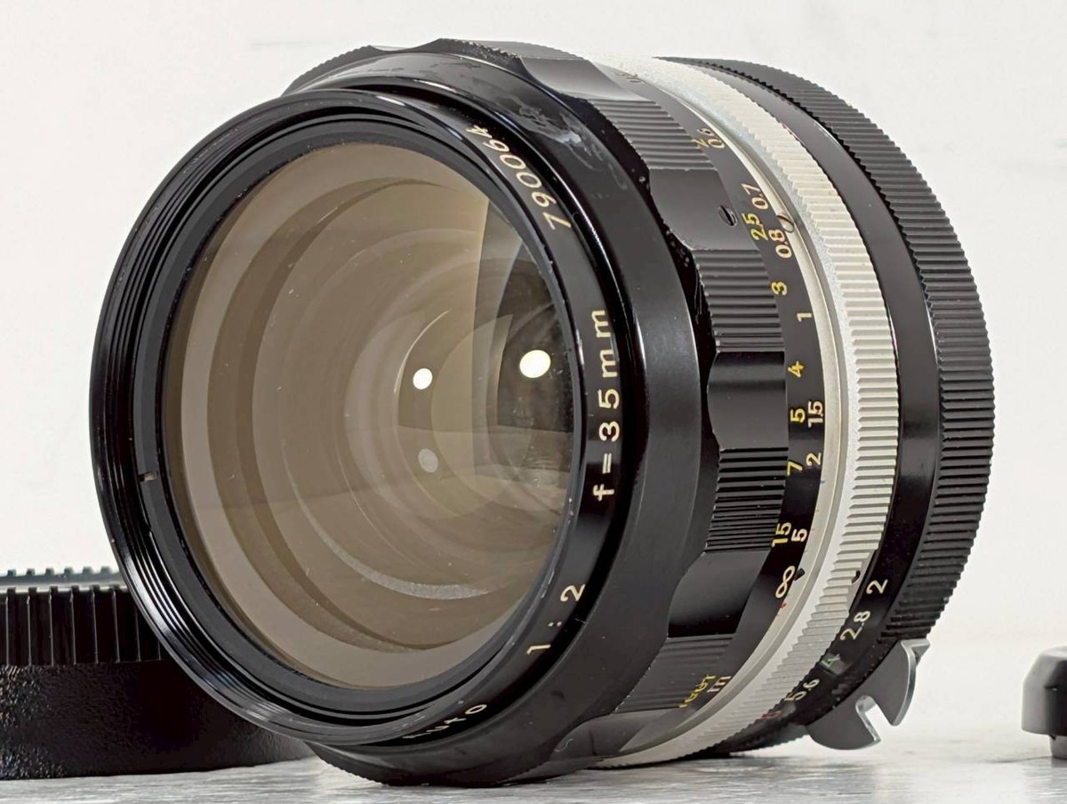 Exc+5] Nikon NIKKOR-O Auto 35mm f/2 Non AI Wide Angle Lens from