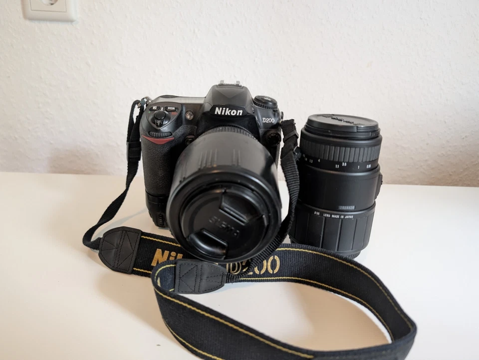 Nikon D200 10.2MP Digitalkamera, Schwarz - Bild 2 von 3