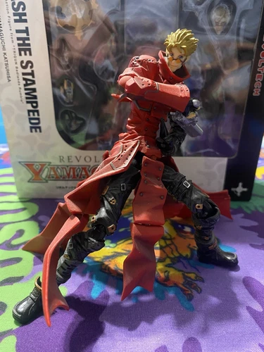 Kaiyodo Trigun Revoltech Vash The Stampede 6 in Action Figure - NR60 - USED