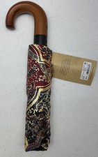 Patricia Nash Magliano Umbrella Provencal Escape A910159 Gold Metallic NWT