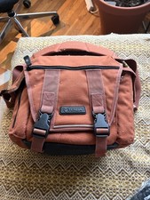 Tenba Orange Nylon Messenger Camera Photo Bag...