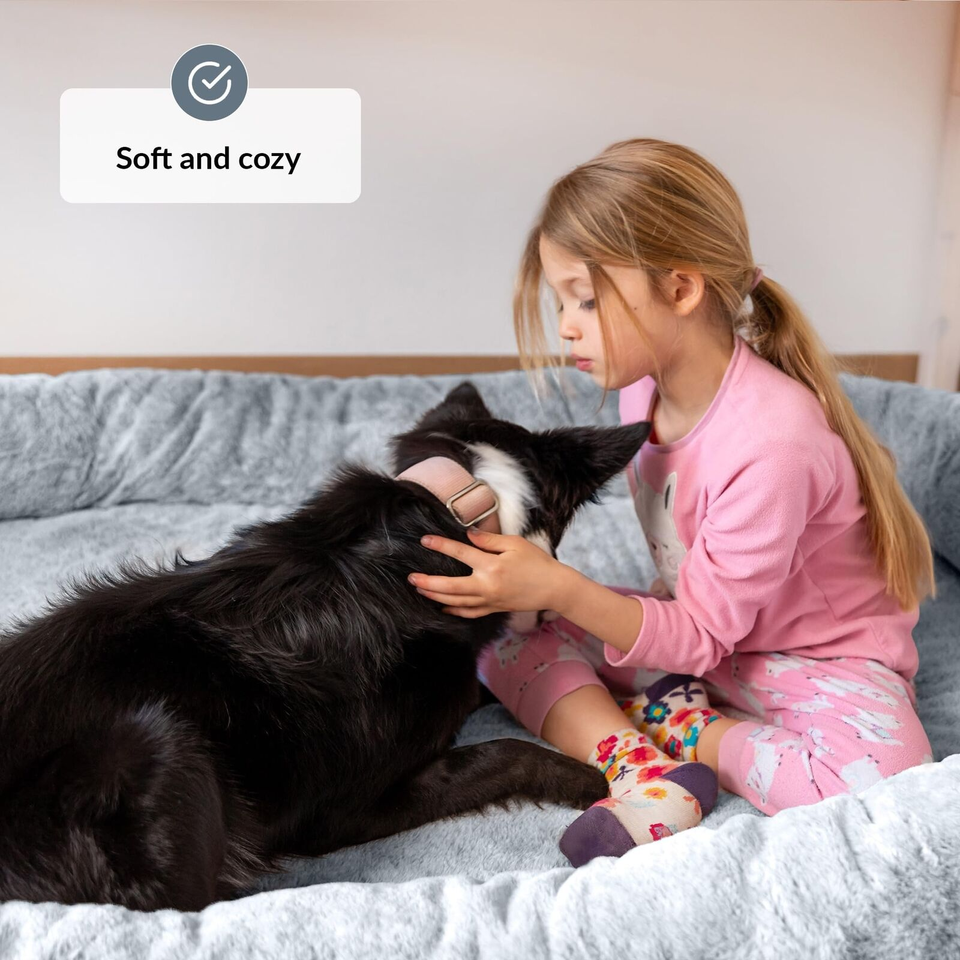 Human Dog Bed for Adults & Furry Friends Warm & Comfortable Human Sized Dog... eBay