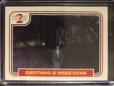 2019 Topps Stranger Things 2 S-1 Everything is Upside Down Scene Sticker Card