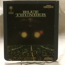 Blue Thunder CED 1983 Roy Schneider RCA SelectaVision Vintage Untested