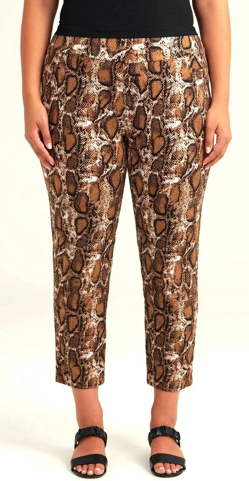 TS TAKING SHAPE plus sz S-M / 18 Taipan Pants tapered stretch tummy control NWT!