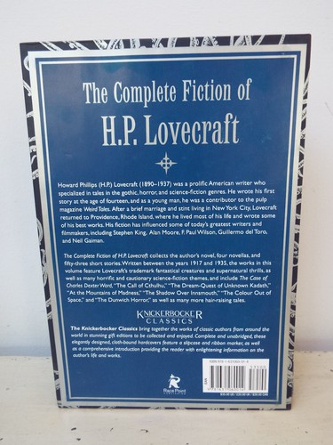 Sci Fi Horror Complete Fiction of H P Lovecraft Knickerbocker Classics Slipcase - Imagen 3 de 7