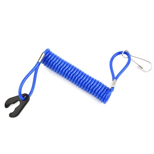 Jet Ski Outboard Stop Kill Key Floating Safety Lanyard Rope Blue For Honda New - Picture 7 of 15