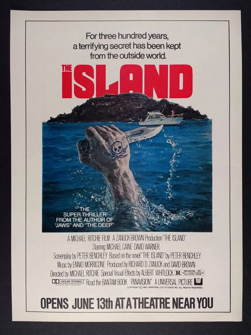 1980 The Island movie film promo vintage print Ad | eBay