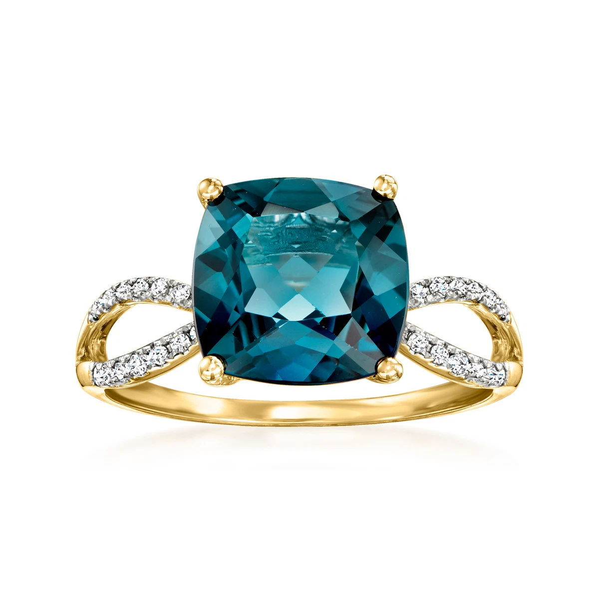 London blue topaz 14k gold ring deals