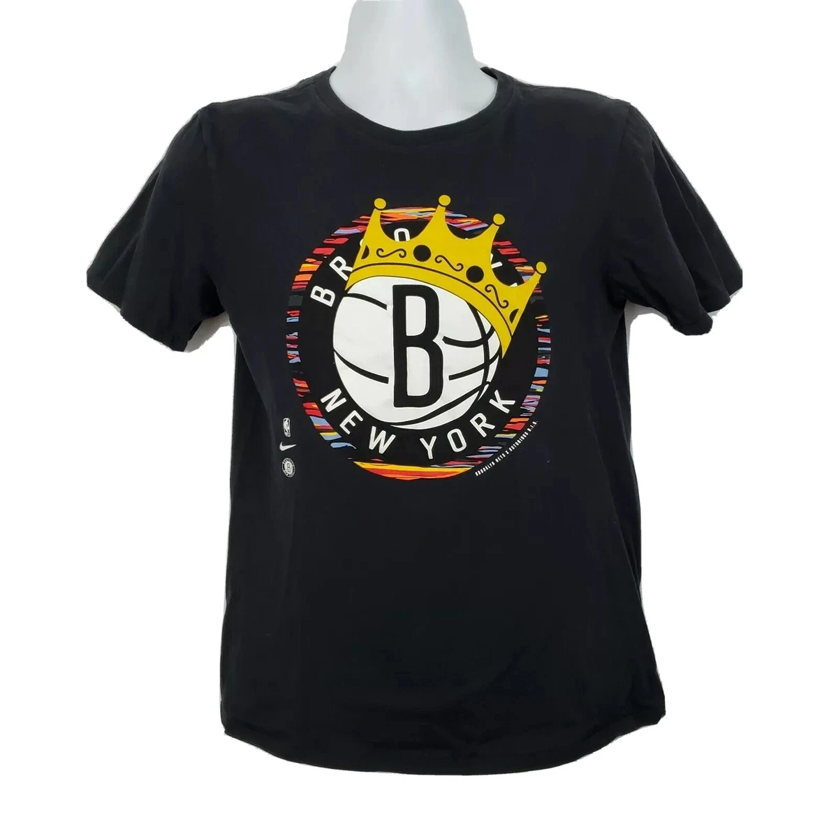 Nike Brooklyn Nets Notorious Biggie Smalls Crown Essential Logo T