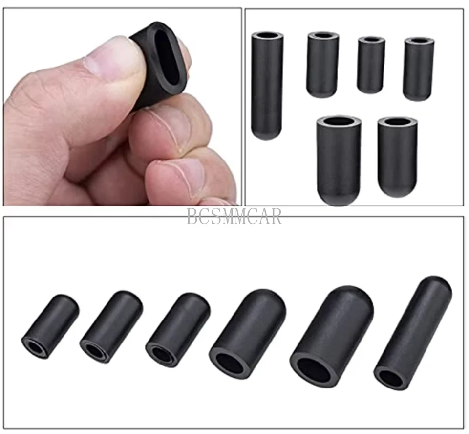 Kit de tapa de vacío de manguera de carburador cubierta de cuentagotas de goma para identificación de 5/32 pulgadas a 3/8 pulgadas Foto 4 de 4