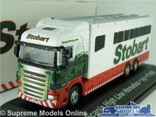 EDDIE STOBART SCANIA HORSEBOX MODEL LORRY TRUCK 1:76 SCALE ATLAS OXFORD POLO K8