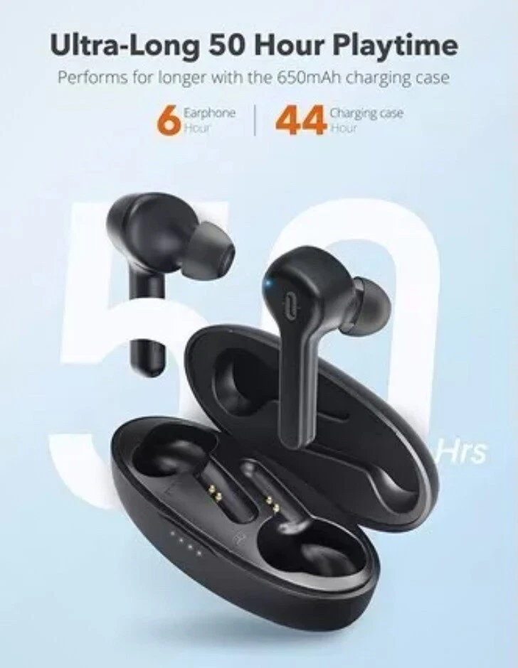 Auriculares Nuevos En Caja SoundLiberty 53 Auriculares Inalámbricos Verdaderos IPX8, 50H Tiempo de Reproducción Foto 2 de 4