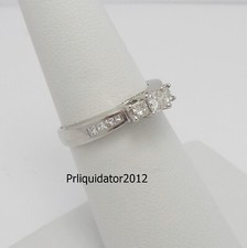 1/2CT Natural Diamond Engagement Anniversary Wedding Bridal Ring 14K White Gold