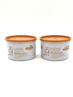 Satin Smooth Calendula Gold Hard Wax 14 oz. (2 Pack)