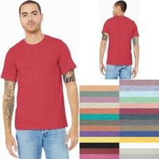 BELLA CANVAS  Unisex Heather CVC Short Sleeve Tee. BC3001CVC XS-4XL Colors B
