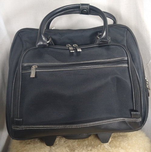 EMBARK ROLLING CARRY-ON LAPTOP CARRY BAG BRIEFCASE 16" WITH TELESCOPING HIANDLE