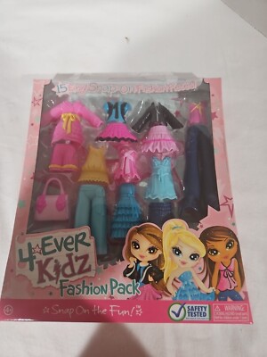 4-Ever Kidz Fashion Pack 15 Easy Snap-On Clothing Pieces 