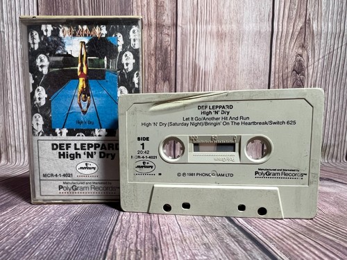 Def Leppard High 'N' Dry Cassette Tape MCR 4-1-4021 - Picture 2 of 4