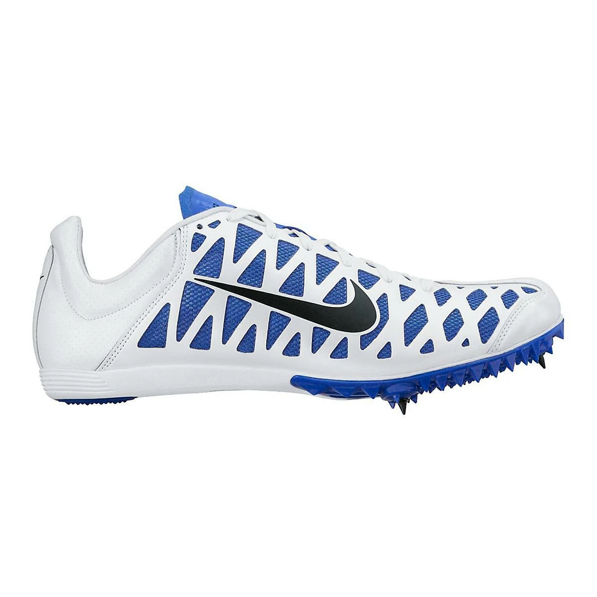NEW Nike Zoom Maxcat 4 White Black Blue w Spikes Unisex Multiple Sizes Track