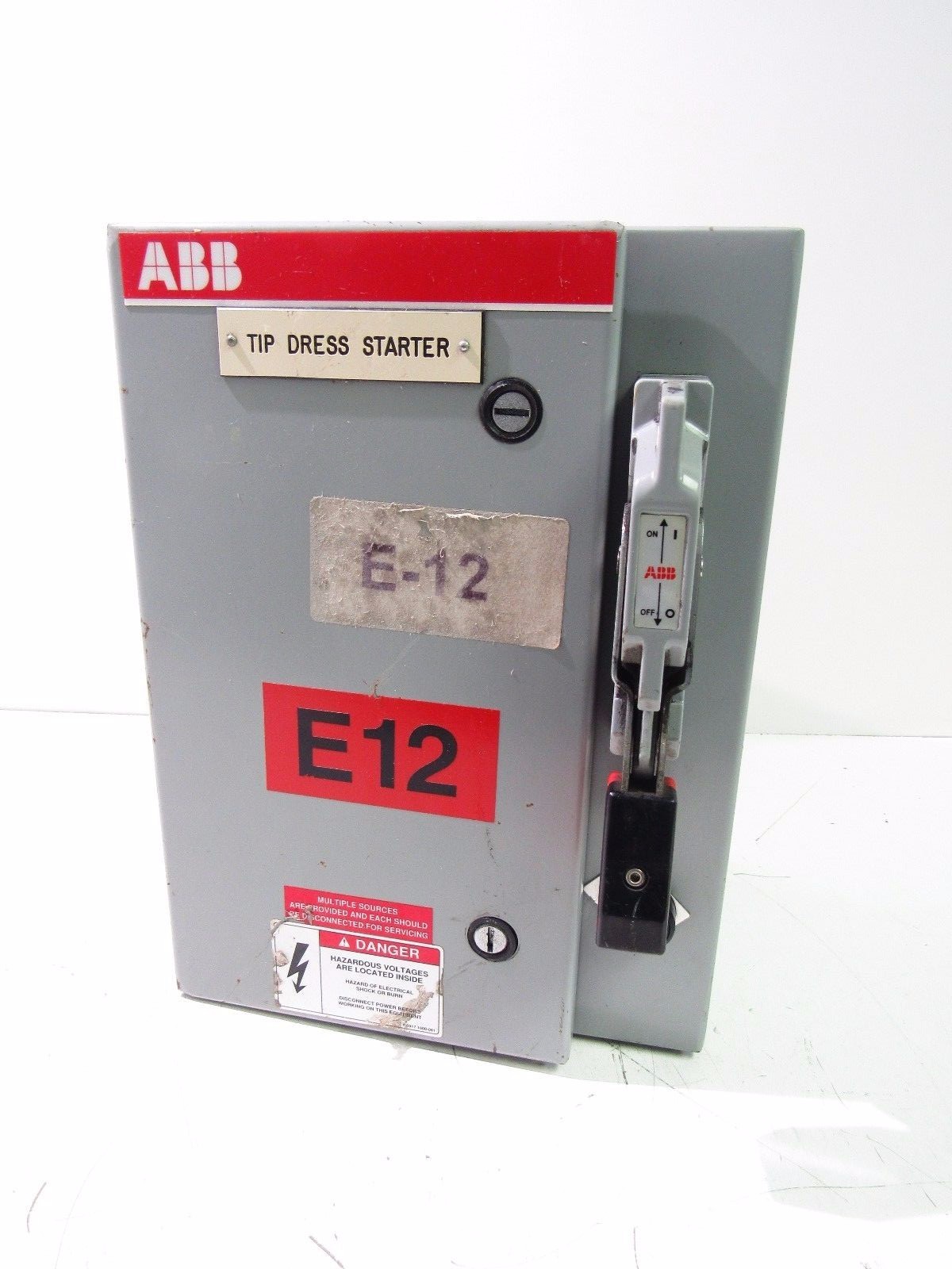 ABB BC9SF2-YK6AFL CONTROL BOX SAFETY SWITCH 480V 60HZ 3PH 2HP 3.4FLA *XLNT*