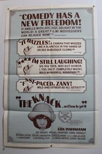 The Knack... and how to get it (1965) folded movie poster