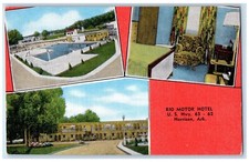 Harrison Arkansas AR Postcard Rio Motor Hotel Multiview c1940 Vintage Antique