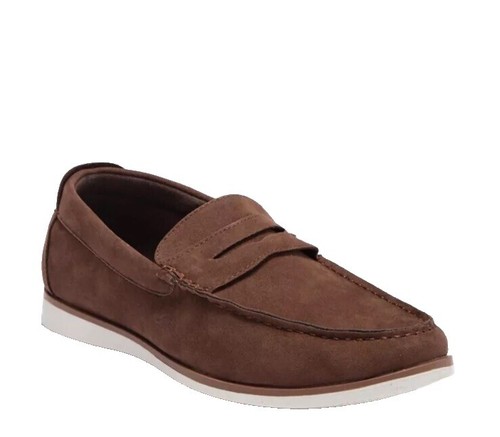 Joseph Abboud Essex Brown X250872 9.5 Mens Casual Shoes Leather Used In Box Joseph Abboud Essex Brown X250872 9.5 Mens Casual Shoes  main image 2
