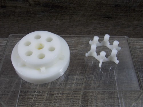 CTC Pasta Express Model X2000 Replacement Disc: 2-Piece Small Macaroni Die - Picture 2 of 10