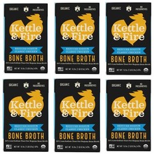 Kettle And Fire - Chicken Broth - Case Of 6-16 Oz - Organic - Non GMO