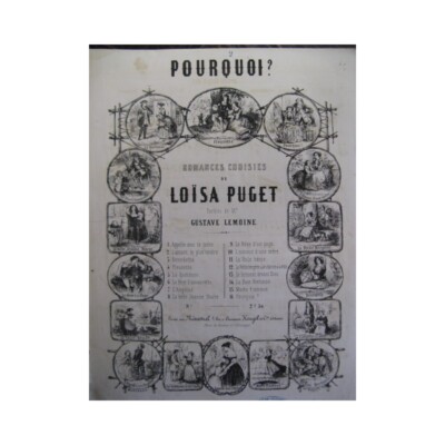 Puget Loïsa Warum? Klaviergesang ca1852