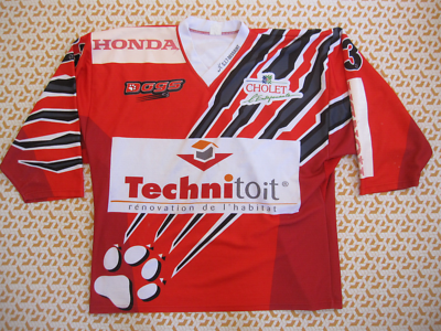 Maillot Hockey glace Cholet #23 CIT DESSAINT Honda Porté jersey Homme - XXL