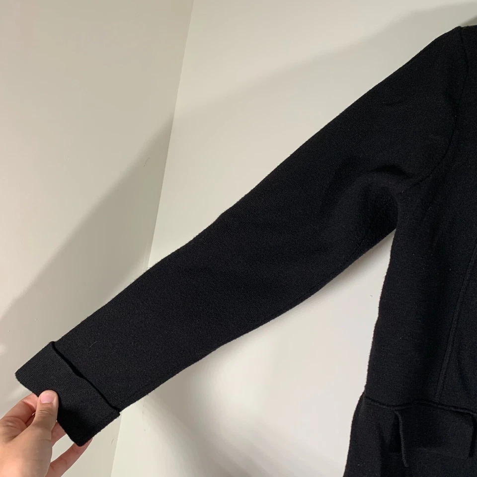 Женский кардиган Rafaella средний черный свитер с открытым передом длинным рукавом - Изображение 3 из 4