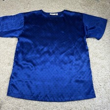 Vintage Victoria  s Secret Gold Label Satin Like pajama Sleep Shirt S Night Gown