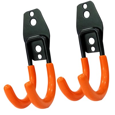 2pcs Multifunktions-Werkzeughaken Runde Metalldrahtspeicherhaken Wandorganisator