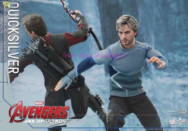 Hot Toys Mms302 1/6 Avengers Age Of Ultron Aou Quicksilver Aaron