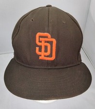 Vintage 80s San Diego Padres Hat Brown Snapback Annico Made In USA Medium