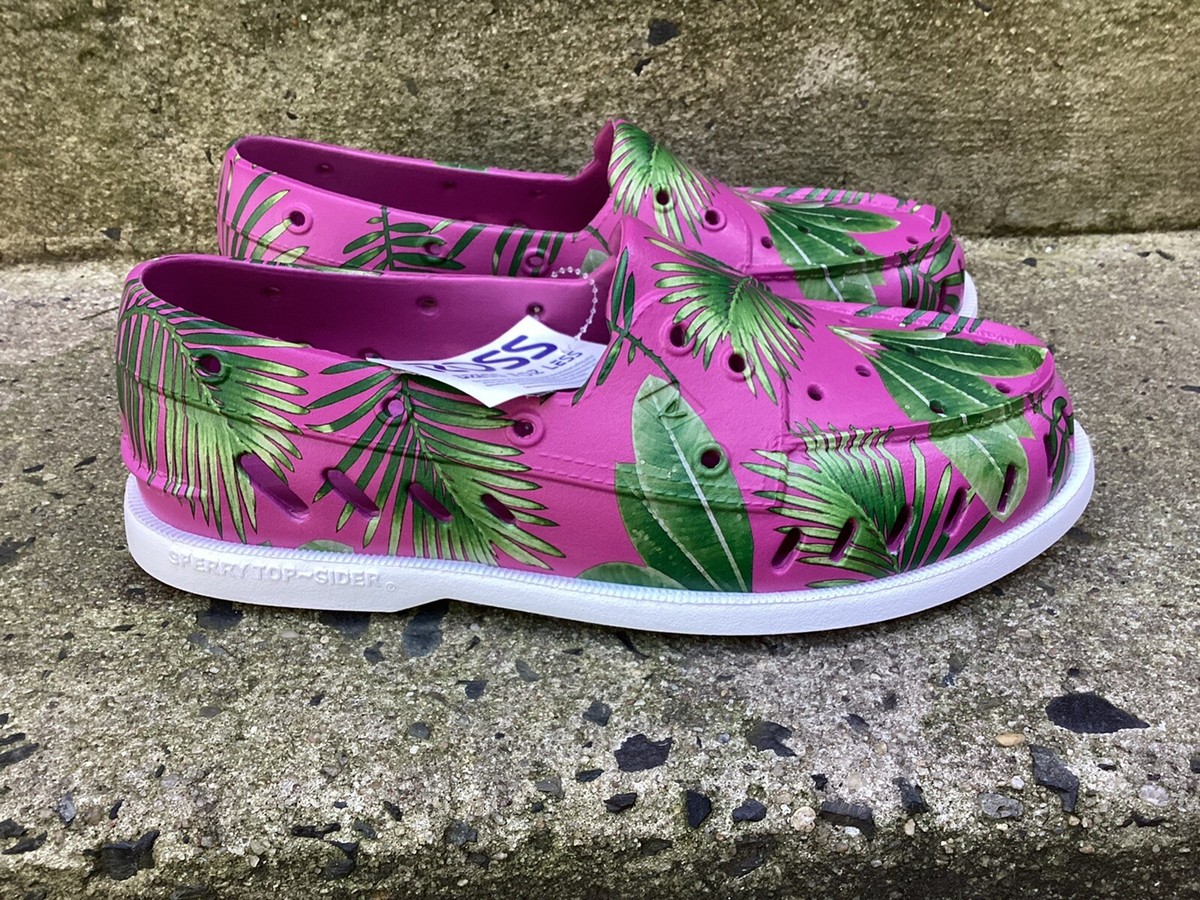 New Sperry Mens Authentic Original Float Palm Pink Boat Deck  display picture 2