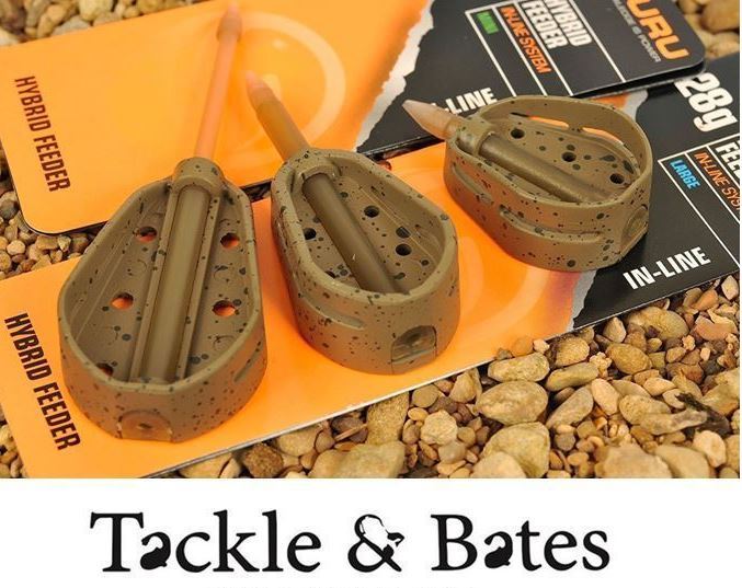 Guru Hybrid In-Line Feeders All Sizes Weights Match Feeder Coarse Fishing