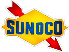 Sunoco Gasoline Laser Cut Metal Sign Advertisement