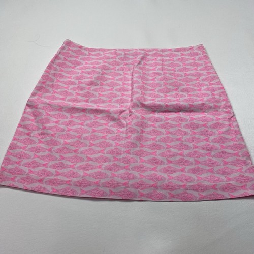 Vineyard Vines rosa hell Fisch seitlicher Reißverschluss Rock Größe 6 komplett gefüttert - Bild 3 von 5