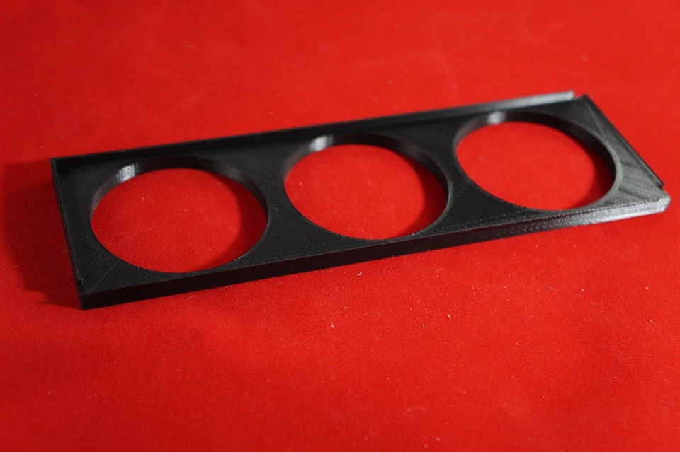 Cápsula de ajuste de calibre triple DIN Boost de 52 mm para BMW e36 1993-1999 Foto 2 de 4