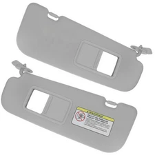Pair (L/R) Driver & Passenger Side Sun Visor Pair Set For Hyundai Veloster 12-15